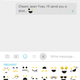 Veon chat interface and custom emojis.